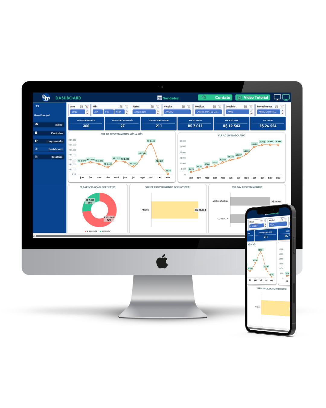 Planilha de Controle de Atendimento